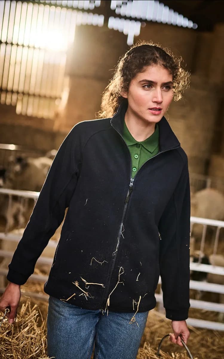 Custom branded fleece jackets for trades — fleece workwear printing Essex